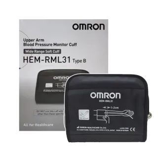 【OMRON 歐姆龍】原廠血壓計壓脈帶-軟式含接頭(M/L 22-42cm HEM-RML31)