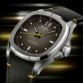 【MIDO 美度】TV 先鋒系列 TV Big Date 大日期窗腕錶 情人節 新年 禮物(M0495261708101)