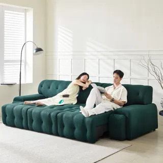 【完美主義】Lazura雲朵電動沙發床202公分(雙人沙發 2人沙發 電動伸縮)