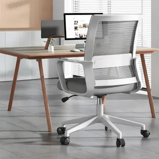 【HappyLife】網布升降辦公椅 Y12335(電競椅 扶手椅 滑輪椅 電腦椅 書房電腦椅 商用辦公椅 滑輪工作椅)