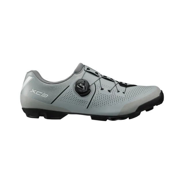 【SHIMANO】XC302 登山車鞋 動力鞋楦 寬版 冰灰色