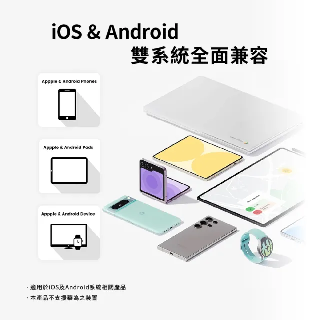 【MiLi】MiTag智慧防丟器 iOS/Android 雙系統全球定位器(蘋果認證 Google認證 附皮套)