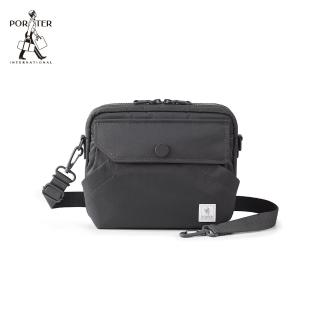 【PORTER INTERNATIONAL】精粹休閒LAPSE斜背包(灰)