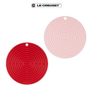 【Le Creuset】耐熱矽膠隔熱墊(2色選1)