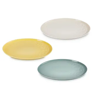 【Le Creuset】春日花園系列瓷器橢圓盤36cm(洋甘菊/蛋白霜/海洋之花 3色選1)