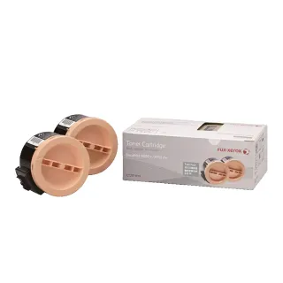 【FUJIFILM 富士軟片】CT201919 原廠原裝 雙包裝黑色碳粉匣(5000張/黑白255系列)