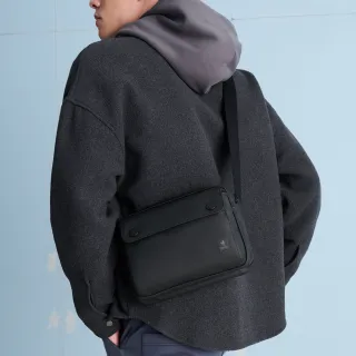 【PORTER INTERNATIONAL】木訥型格HARDY單層斜背包(黑)