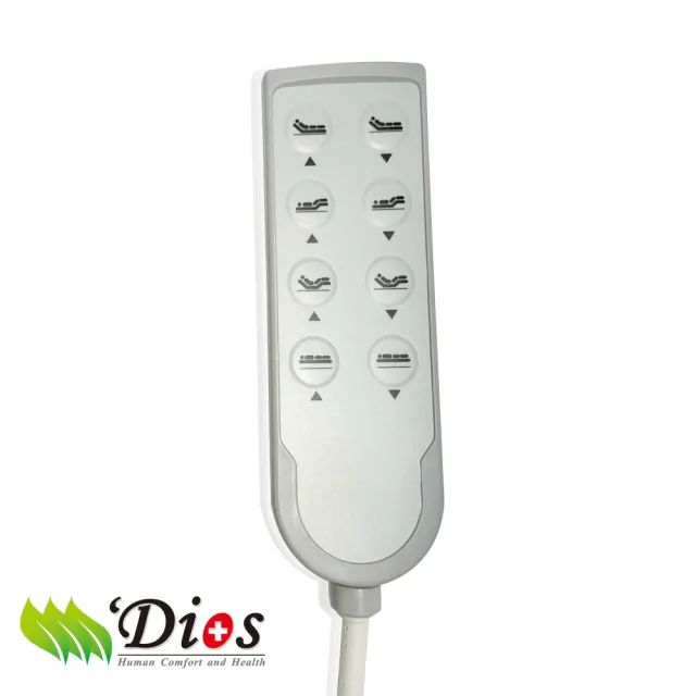 【迪奧斯 Dios】居家照護 三馬達電動床 單人床-D95醫療級乳膠床墊15cm厚(M260型旭日床 - 電動居家照護床)