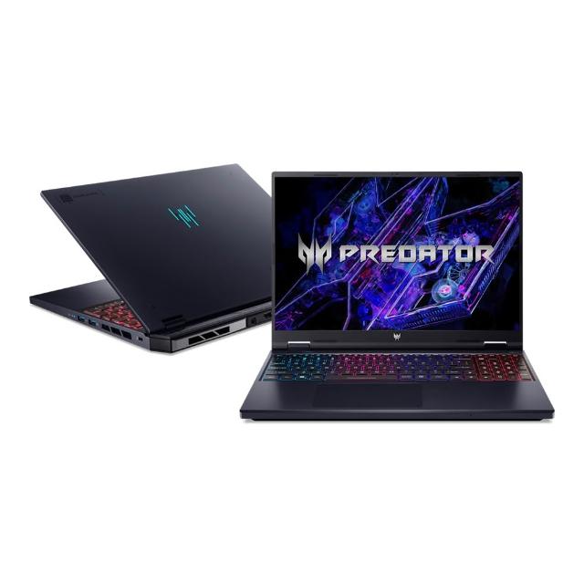 【Acer 宏碁】16吋i7 RTX4060電競筆電(Predator/PHN16-72-76MR/i7-14700HX/16G/512G/W11)