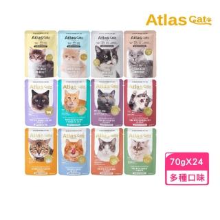 【ATLAS 阿特拉斯】貓主食餐包｜膳包｜湯包 70g*24包組(貓濕糧)