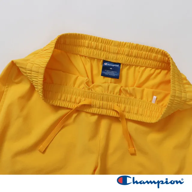 【Champion】官方直營 女款-SPORTS 素面運動短褲-黃色(CW-BS501-748)