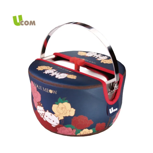 【UCOM 瑞康屋】福利品-麻吉貓系列防溢提鍋附提袋22cm(4.3L 附提袋)