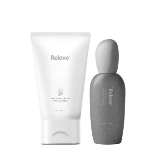 【Relove】全酵肌泌控油零痘濃萃50ml+拋光酵母泌膜80g任選1入煥亮組(御用黃金海藻 修護泛紅 外泌體)
