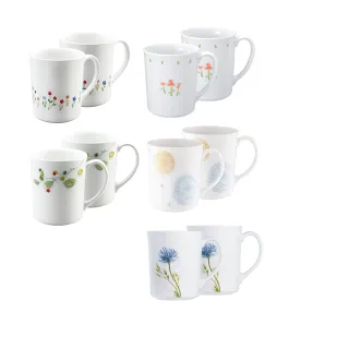 【CorelleBrands 康寧餐具】買1送1 馬克杯300ML(多款花色任選)