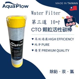 【JH佳洪】台灣製 AQUA FLOW 國際認證 CTO ATS活性炭棒濾芯(10英吋 RO第三道 五道式RO機)