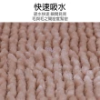 【百鈴】Aqua亮麗柔軟絨毛防滑吸水地墊5條(地墊/地毯/吸水墊/防滑地墊/室內地墊/雪尼爾)