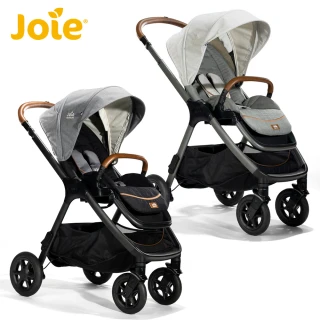 【Joie官方旗艦】finiti 豪華三合一推車/嬰兒推車-附置杯架+側肩包(2色選擇)