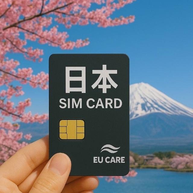 【EU CARE 歐台絲路】日本上網卡高速吃到飽7日內10GB任用｜支援 Docomo/Softbank/Rakuten 三大訊號