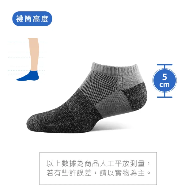 【PULO】3雙組 穿立淨除臭耐磨休閒裸襪(防磨抗磨/氣墊毛巾底/除臭襪/消臭襪/運動襪/隱形襪)
