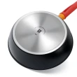 【ZWILLING 德國雙人】Now Plus黑曜鍋 IH不沾深平底鍋24cm/新舊包裝隨機出貨(德國雙人牌集團官方直營)