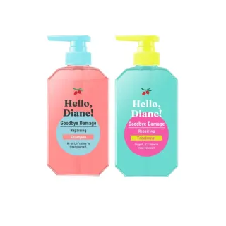 【Moist Diane 黛絲恩】Hello 修護！酸熱重塑洗髮精400ml+護髮素400ml(任選2入)
