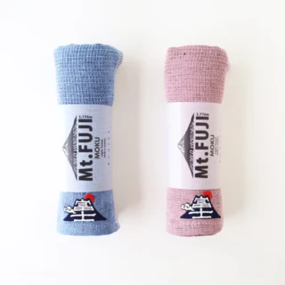 【KONTEX】原廠正貨 100%日本製 MOKU 富士山刺繡輕薄速乾透氣吸水長毛巾 運動毛巾(2色)