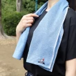【KONTEX】原廠正貨 100%日本製 MOKU 富士山刺繡輕薄速乾透氣吸水長毛巾 運動毛巾(2色)