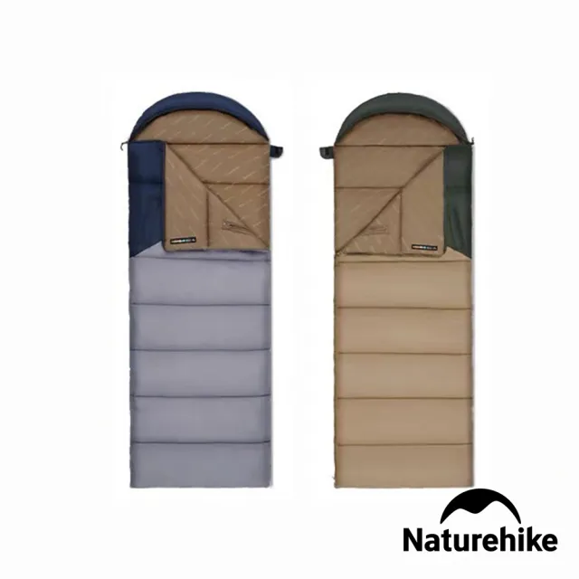 【Naturehike】晴天PL02可拼接機洗帶帽睡袋 U250 WS028(台灣總代理公司貨)