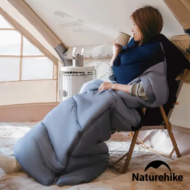 【Naturehike】晴天PL02可拼接機洗帶帽睡袋 U450 WS028(台灣總代理公司貨)