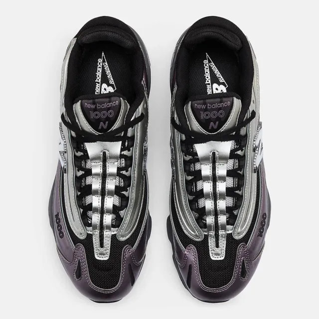 【NEW BALANCE】1000 男女 運動休閒鞋 復古鞋 緩震 穿搭 金屬紫 銀黑紫(M1000EGY)