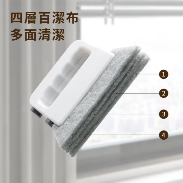 四合一門檻窗戶溝槽萬用刷(細縫刷 鍵盤刷 溝槽刷 細節刷 小刷子 掃把 鍵盤刷 掃塵 掃紙屑)