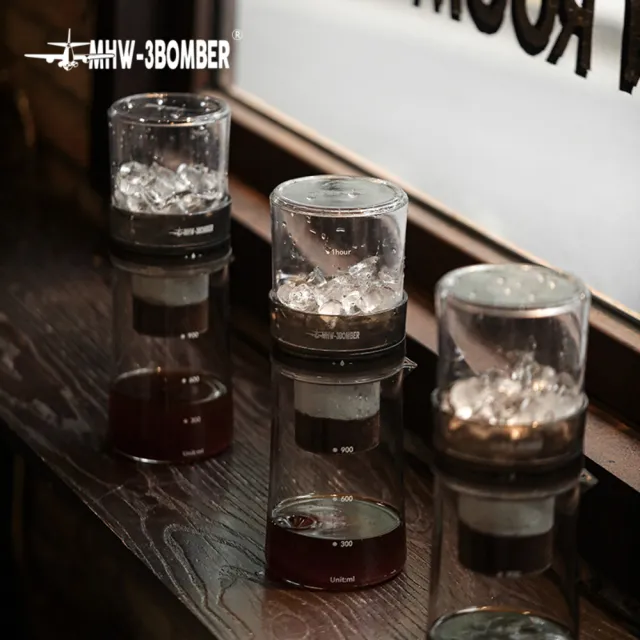 【MHW-3BOMBER】Baro冰滴壺 -600ML(原創呼吸式倒扣設 家用咖啡冷萃壺 滴漏式咖啡壺 600ml)
