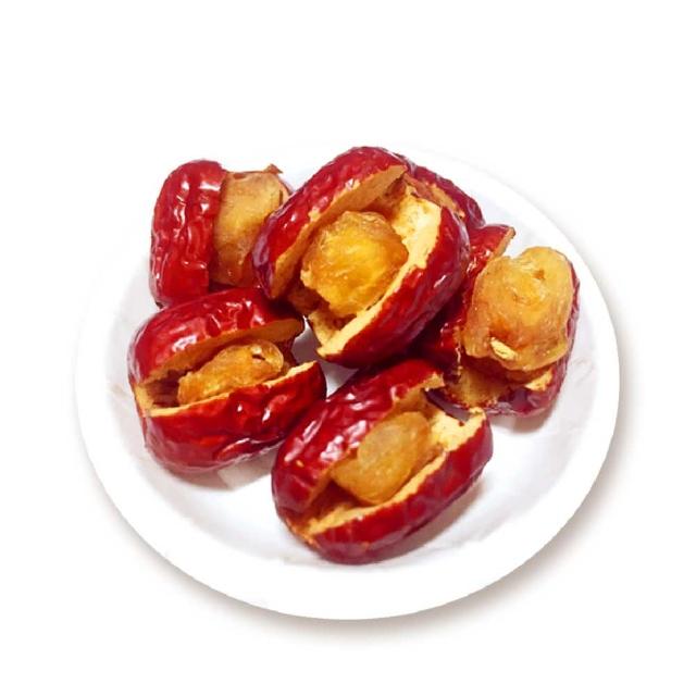 【蔘大王】紅棗夾桂圓（200gX2）(紅棗夾核桃升級版 長效期版 一種美味雙重口感 養生零嘴)