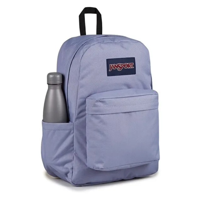 【JANSPORT】雙11 Superbreak Plus 後背包 運動包 雙肩背包 紫(JS0A4QUELA6)