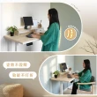 【IHouse】雙電機+實木 105cm工學電動升降桌(兒童書桌/辦公桌/書桌/站立桌/電腦桌/成長桌)