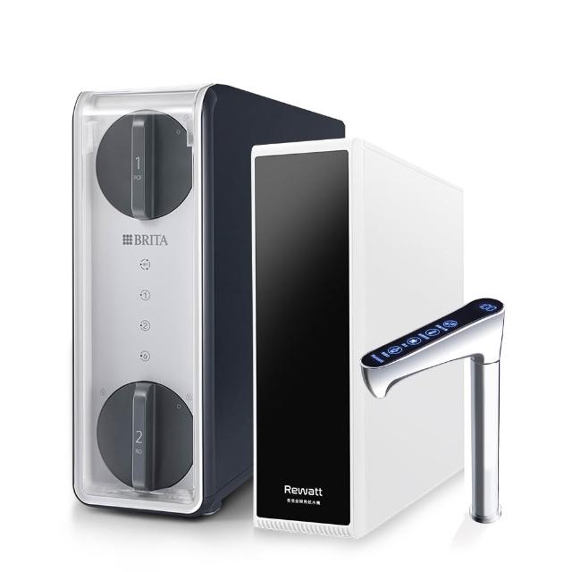 【BRITA】官方直營 mypure GR 600櫥下瞬熱雙溫淨水組(白色 專利升級版)