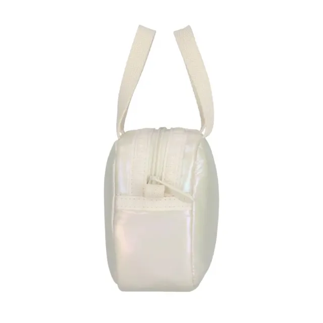 【Lesportsac】珍珠奶油色手提化妝包 收納包 盥洗包 送禮 禮物 推薦 女包(漸層光影)