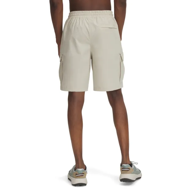 【UNDER ARMOUR】UA 男 Vibe Woven Cargo 短褲_1386560-289(米白色)