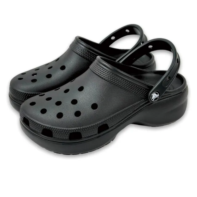 【Crocs】卡駱馳 經典雲朵克駱格 女 增高中性鞋 休閒洞洞鞋 輕量厚底涼鞋 防水拖鞋 懶人鞋206750 多色任選