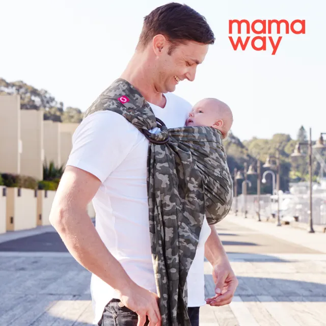 【mamaway 媽媽餵】育兒哺乳背巾(新生兒揹巾)