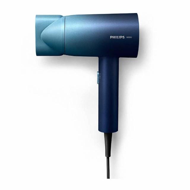 【Philips 飛利浦】水潤護色負離子吹風機-極光星空藍(BHD399/61)