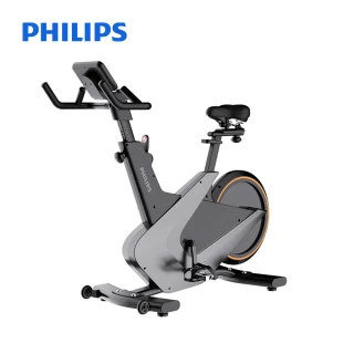 【Philips 飛利浦】FIT5102B 飛利浦光學智發電飛輪車-小黑馬(2.0智發電系統/32段電磁阻力/3D大沙發座墊)