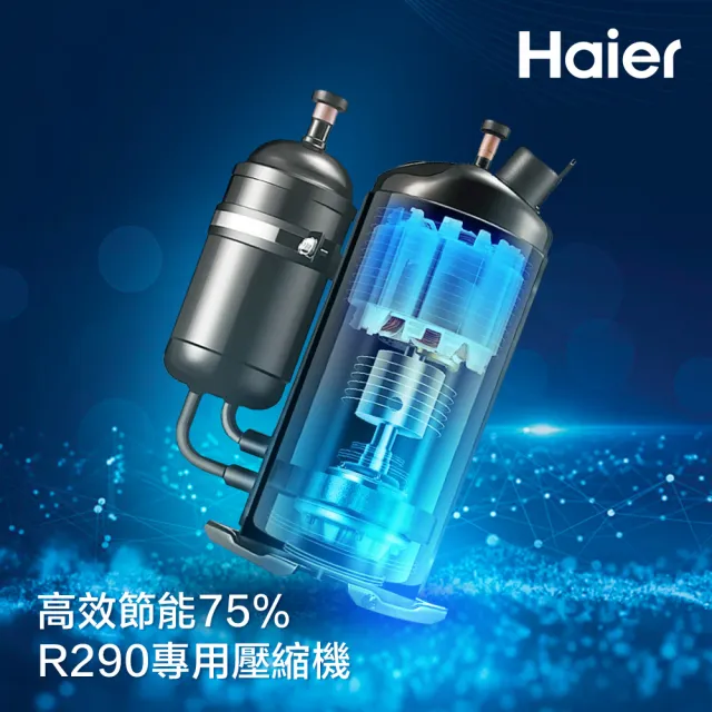 【Haier 海爾】110L R290壁掛式熱泵熱水器 M8系列(HP110M8-9 不含安裝)