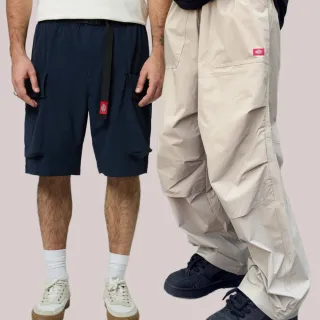 【Dickies】男女款雙膝降落傘褲/工裝長褲(多款任選)