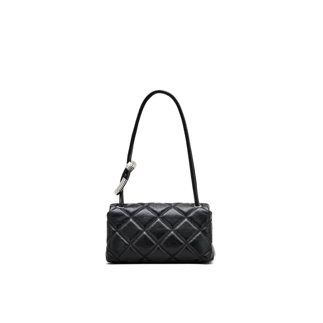【MARC JACOBS】本季精選 MJ DUAL 黑色迷你菱格雙肩包