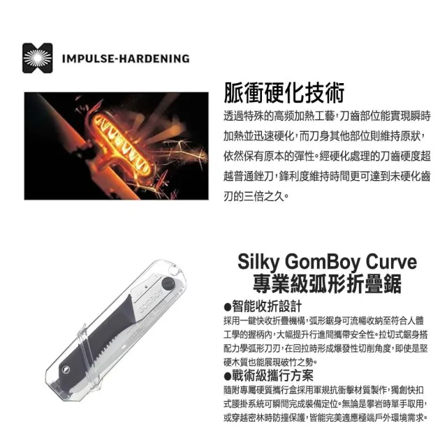【Silky 喜樂】彎鋸 240mm折疊鋸717-24(折疊鋸 鋸子 手鋸 園藝 樹枝修剪 合鋸 口袋鋸  折合鋸)