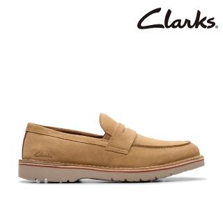 【Clarks】男鞋 Eastridge Step 輕量寬楦傳統縫線樂福便士鞋(CLM81970C)