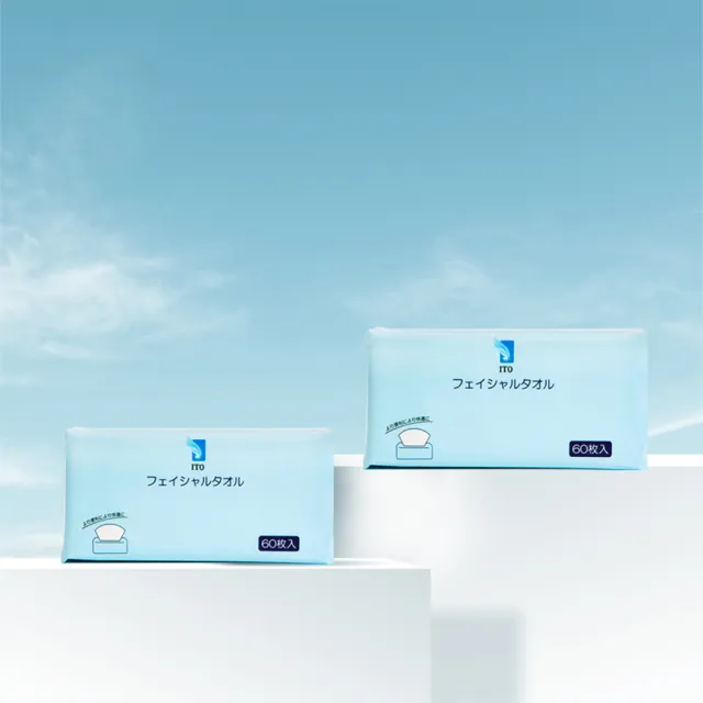 【ITO】抽取式珍珠紋洗臉巾(1入60抽 3入組共180抽)