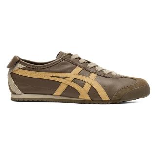 【Onitsuka Tiger】鬼塚虎 棕底米虎爪紋 MEXICO 66 休閒鞋 (1183C102-203)