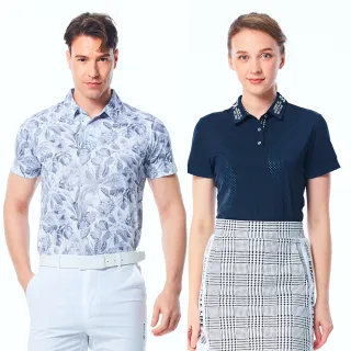 【KING GOLF】獨家特談！女男款印花透氣機能吸濕排汗上衣/POLO衫/高爾夫球衫(多款任選)